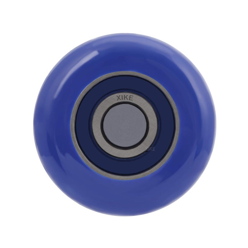 XiKe 10 Pack Blue 2"" Nylon Garage Door Roller 7"" Stem, Quiet/Durable and High Load, Use 6200-2RS Double Seals Precision Bearings. - Image 3